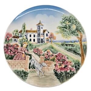 S&R New York Western Germany Decorative Wall Plate 3808 Summer Ocean Scene**READ